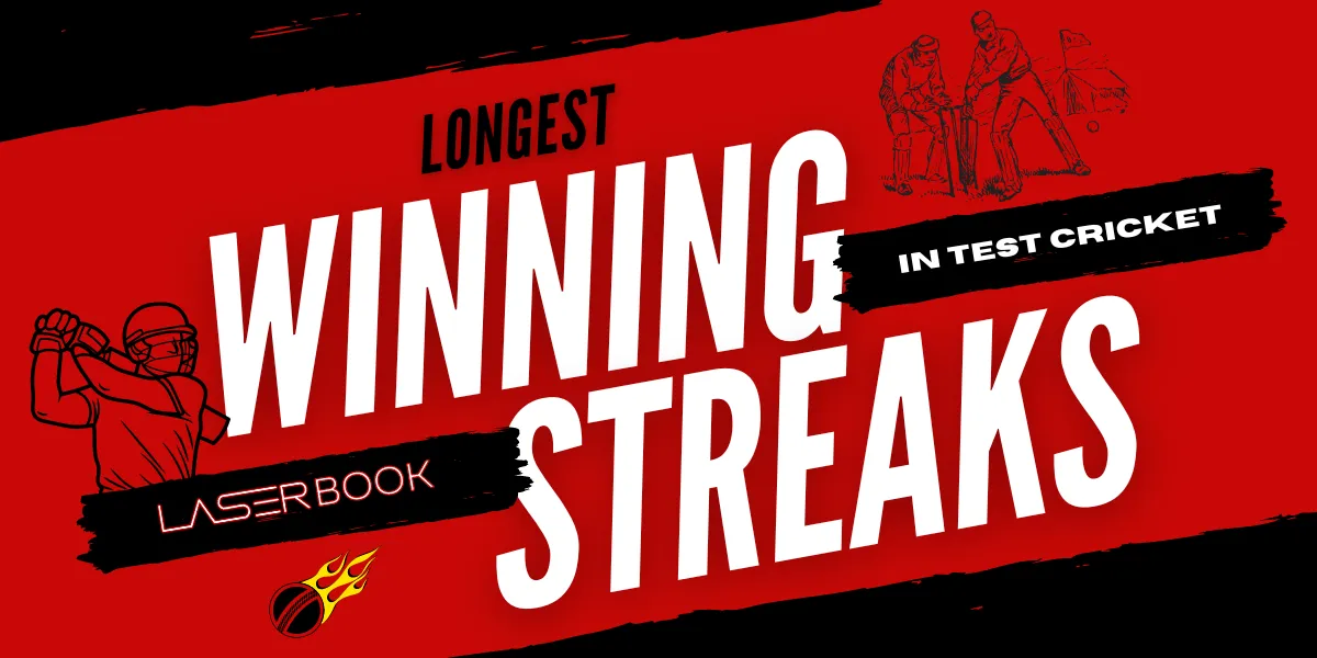 longest winning streaks in test cricket